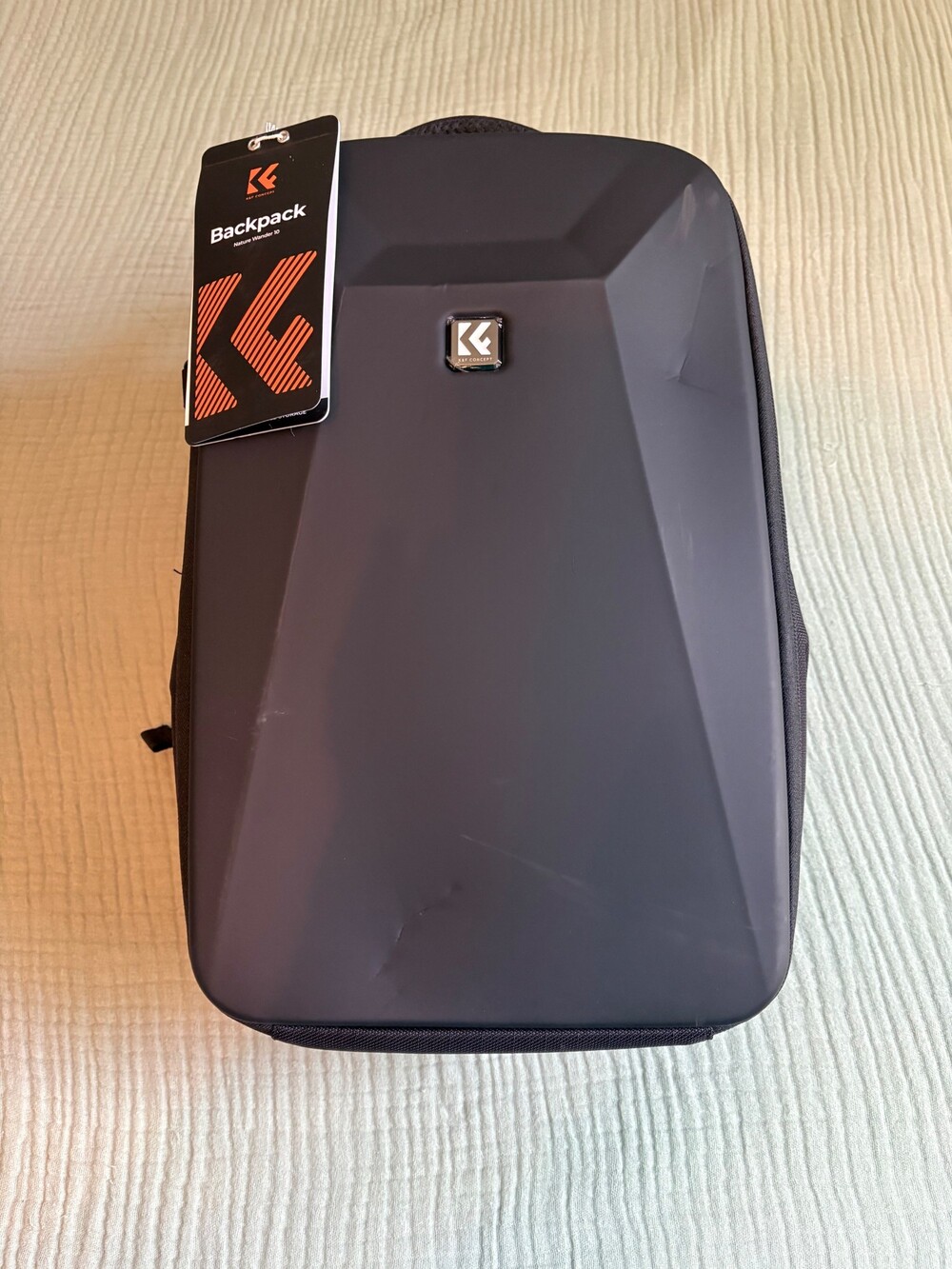 K&F Concept Nature Wander 10 Camera Backpack 22L Waterproof Hard Shell Black